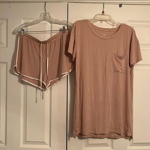 Love By Gap Sleep Shirt and Shorts